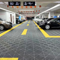 Removable Modular PP Interlocking Floor Tiles for Garage and Car Wash Shop Removable