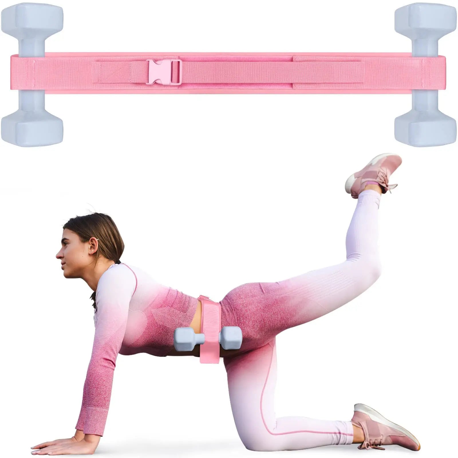 Hip Thrust Belt for Workout Weighted Training Belt for Hip Bridge Squats and Fitness With Dumbbells