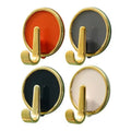 Light Luxury Hook Free Punching Strong Bearing Adhesive Door Behind the Wall Toilet Traceless Sticky Hook Plastic Hook