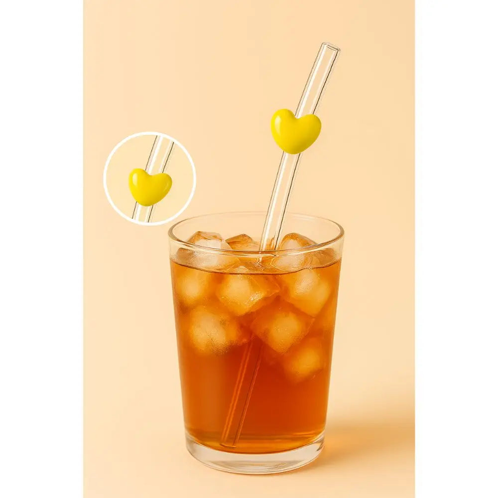 Hand-Blown Borosilicate Glass Straw-Eco-friendly Custom-made for Gifts & Souvenirs