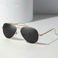 Custom Logo 2025 Vintage Metal Aviation Style Driving Sun Glasses UV400 Alloy Pilot Polarized Sunglasses for Men Women