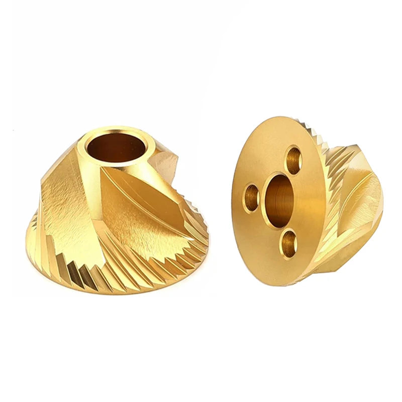 Coffee Grinder Parts Titanium Coated Stainless Steel Conical Burr Replacement Set for Electric Coffee Machines Jura