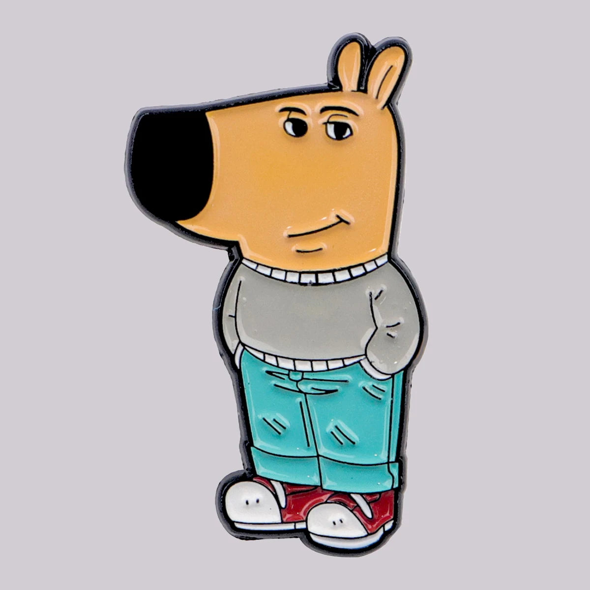 Cool Dog Enamel Pin Funny Animal Brooch Pines Lapel Pins Badge on Backpack Clothing Accessories Fashion Jewelry Friends Gifts MegaBDM