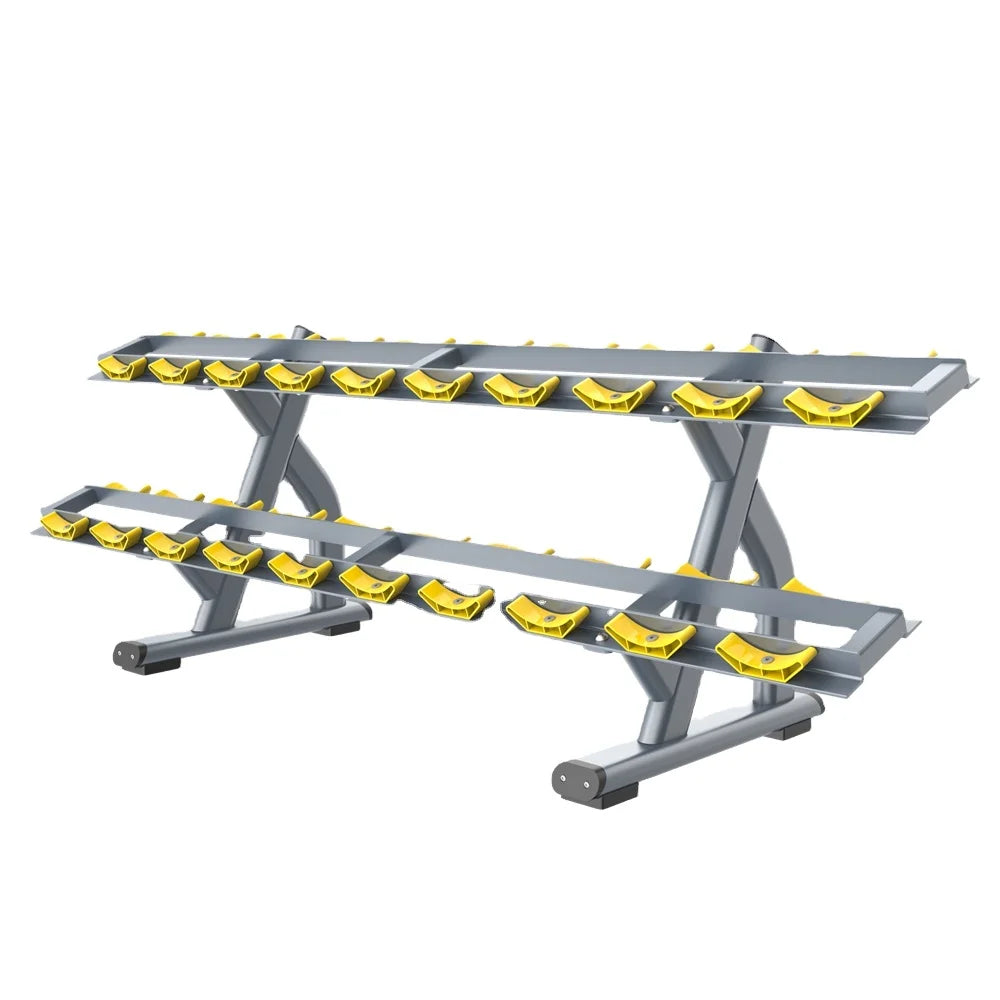 Hot Sell Rack Equipment Strength Training Gimnasio 3mm Thick Steel Tube MND Fitness Workout Machine Dumbbell Rack for Exercise