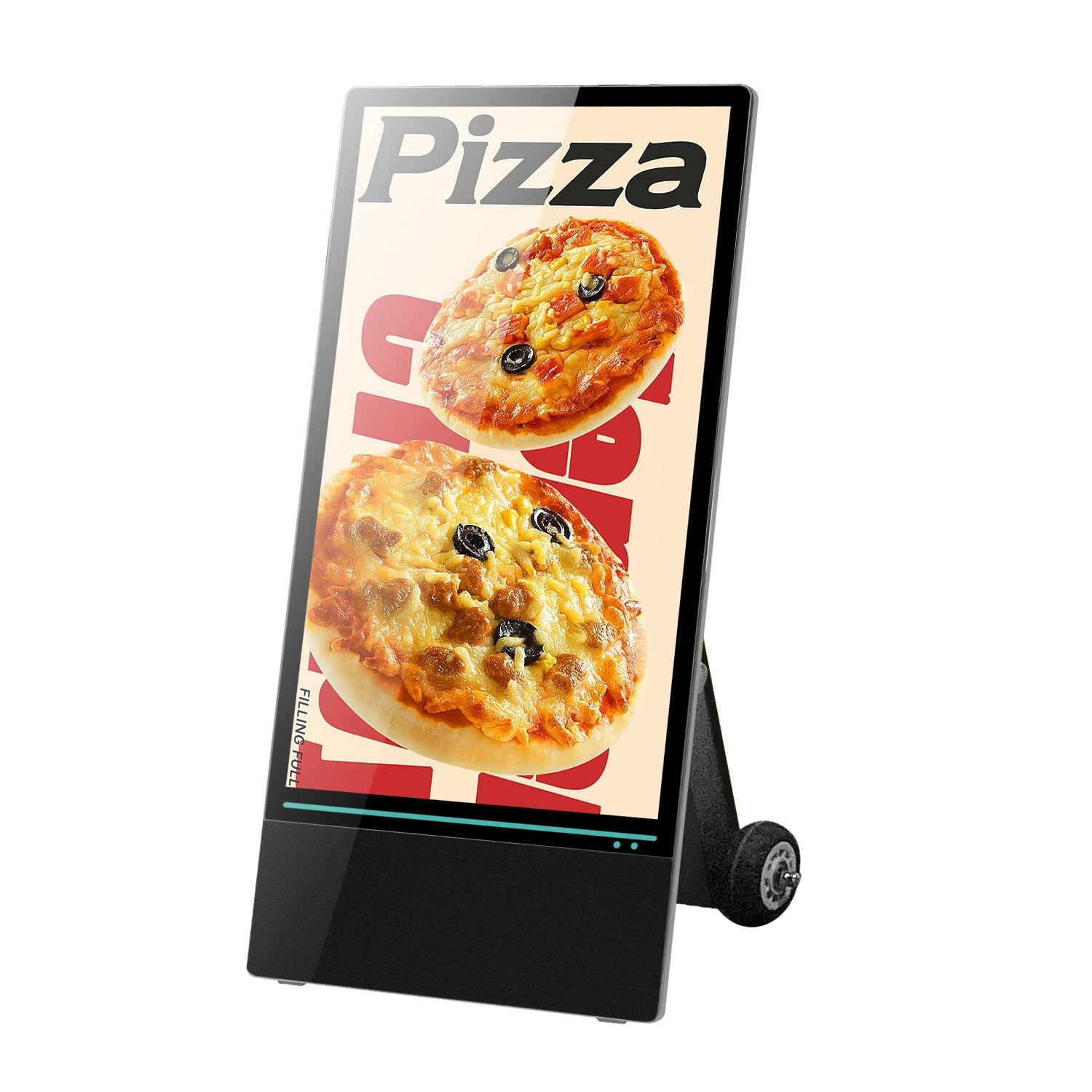 Outdoor Digital Signage And Display Battery Powered IP65 43 Inch Touch Screen Kiosk CafÃ© Bar Sign Android Advertising Player