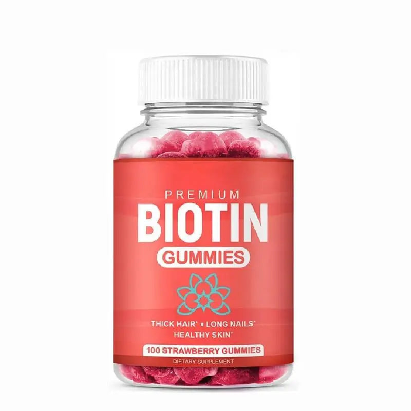 Private Label Oganic Premium tin Gummies For Thick Full Hair Growth Long Strong Nails And Healthy Radiant Skin MegaBDM