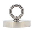 300KG 660LBS N35 D94mm Super Strong Round Neodymium Fishing Magnet with Eyebolt
