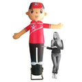 Good Luck Custom Outdoor Promotional Cute Cartoon Advertising Air Dancer Wacky Inflatable Tube Man for Sale