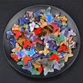 20mm Natural Crystal Quartz Butterfly Charm Pendant Cute DIY Healing Gemstone Necklace Keychain Jewelry Making Assorted