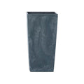 URBI SQUARE BETON EFFECT 7.2L. planter with reservoir dimensions (mm) 170x170x325 Anthracite color