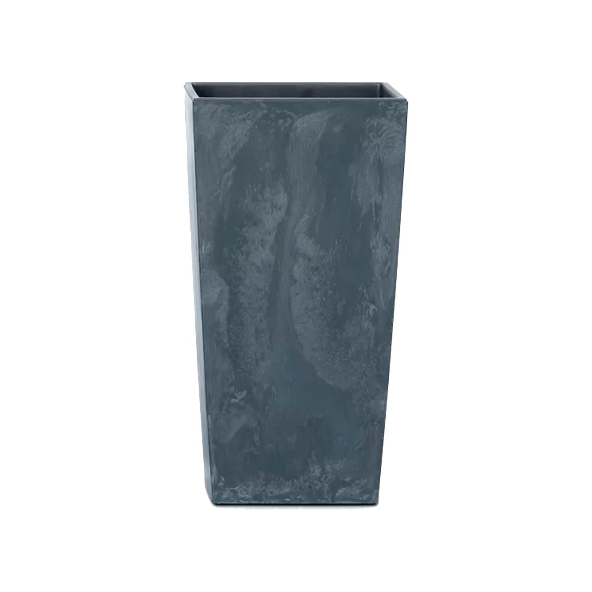 URBI SQUARE BETON EFFECT 7.2L. planter with reservoir dimensions (mm) 170x170x325 Anthracite color