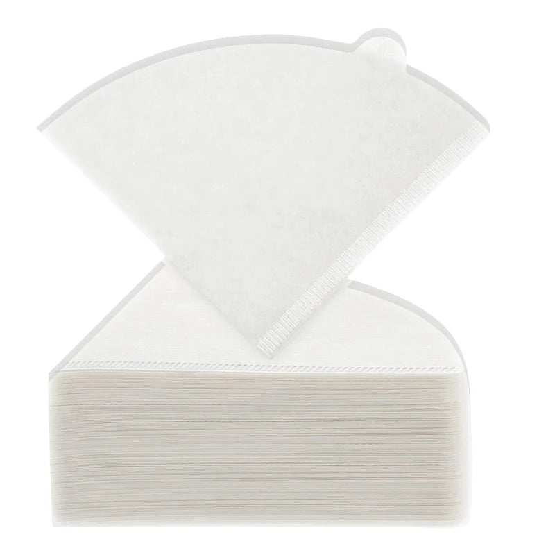 Eco-Friendly Natural Drip Disposable Paper Coffee Filters Cone Shape White Color Food Grade Custom for Home Coffee Machine Use