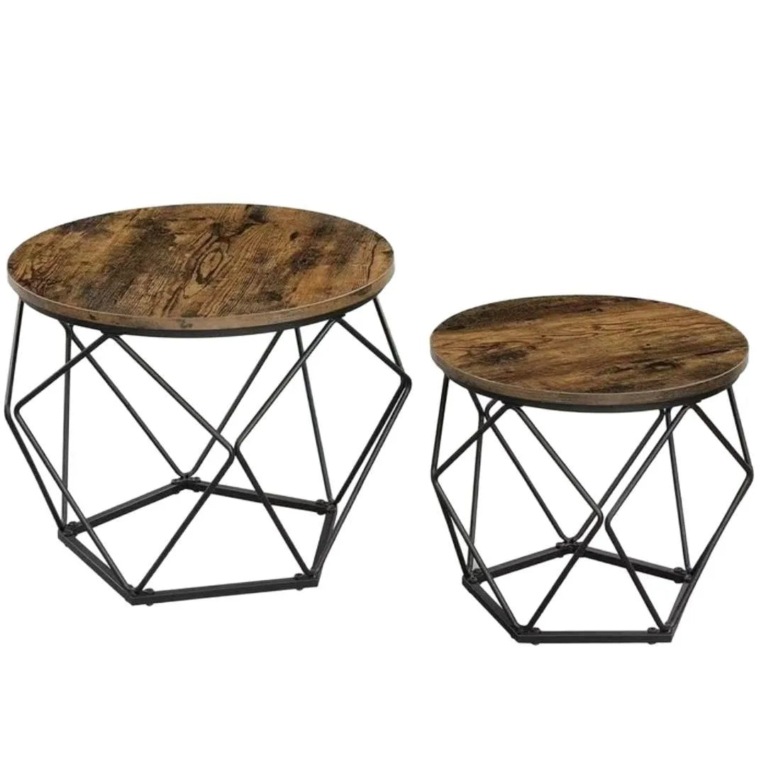 Customized Modern Luxury Bedroom Side Table Gold Metal Nordic Nesting Coffee Table Home Furniture for Living