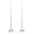 2pcs Adjustable Balloon Column Stand Flower Column Stand Made of Aluminum Alloy Tube