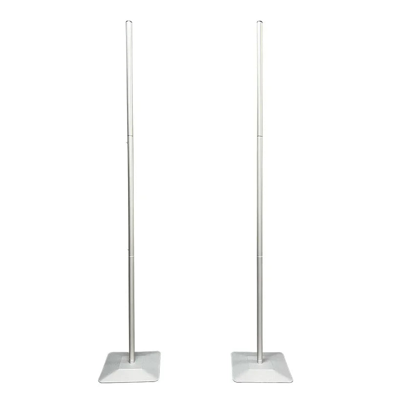 2pcs Adjustable Balloon Column Stand Flower Column Stand Made of Aluminum Alloy Tube