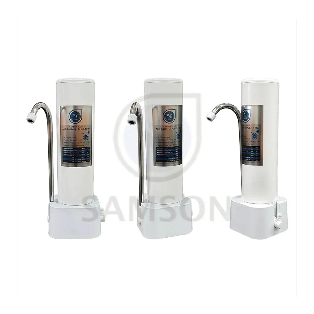 Hot Selling Portable 5 Activated Carbon Water Filter Purifier for Household Use Removes Bacteria Heavy Metals 2000 GAL Capacity