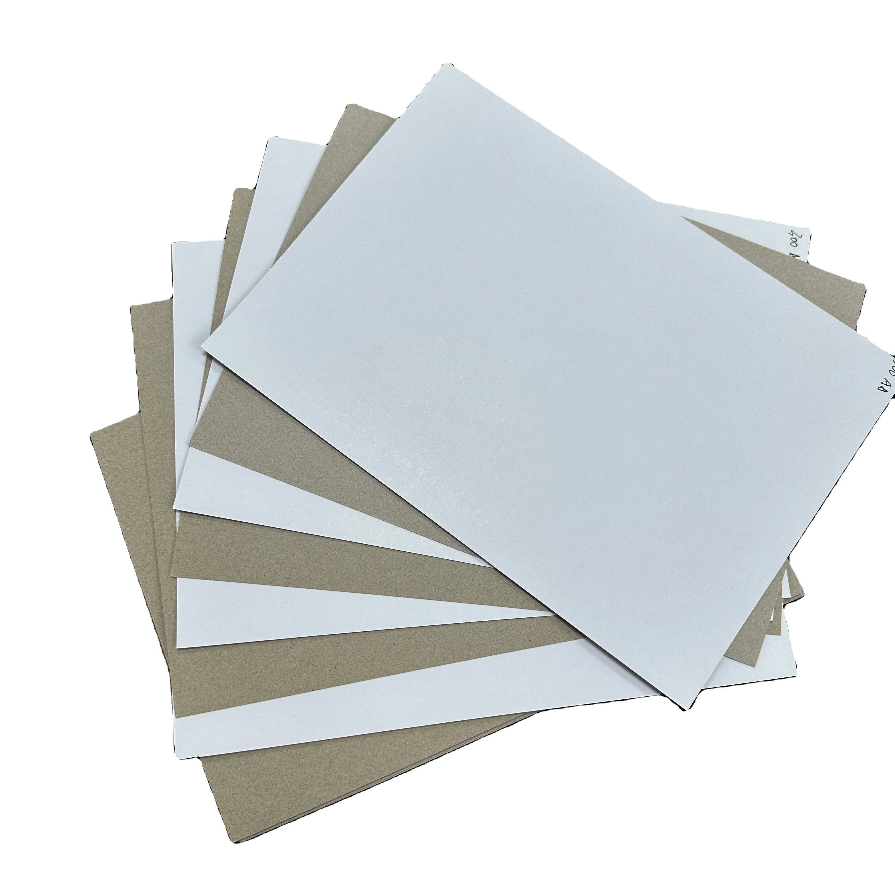 Factory Stocklot 350g Duplex Paper with White Back for Packaging Box Wrapping Paper