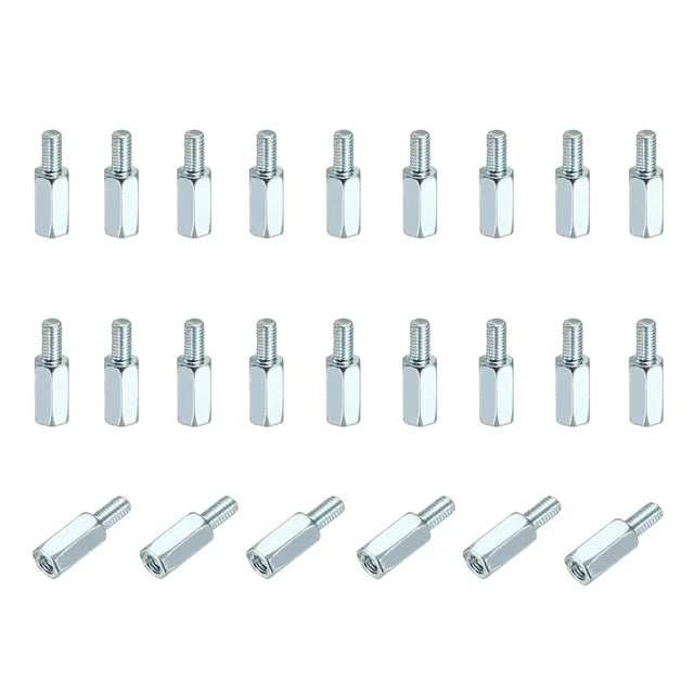 304 Stainless Steel Galvanization Hex Male Female Standoff Stud Board Threaded Pillar Screw  M2.5 M3 M4 M5 M6 M8 M10