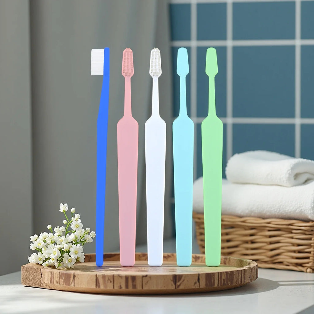 Blister Card Package Small Triangle Shape Head Super Ultra Soft Bristles Oral Care Toothbrush Dental Care Toothbrush
