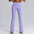 High-Waisted Women's Wide-Leg Yoga Flare Pants Elastic Waist Butt-Lifting Casual Sports Leggings Print Pattern for Dance Fitness