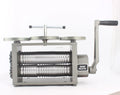 Labor Saving Manual Jewelry Rolling Mill Loach Back Shape Roller 120mm Width 250mm Length 406 Steel Plated Gears No Paint Peel