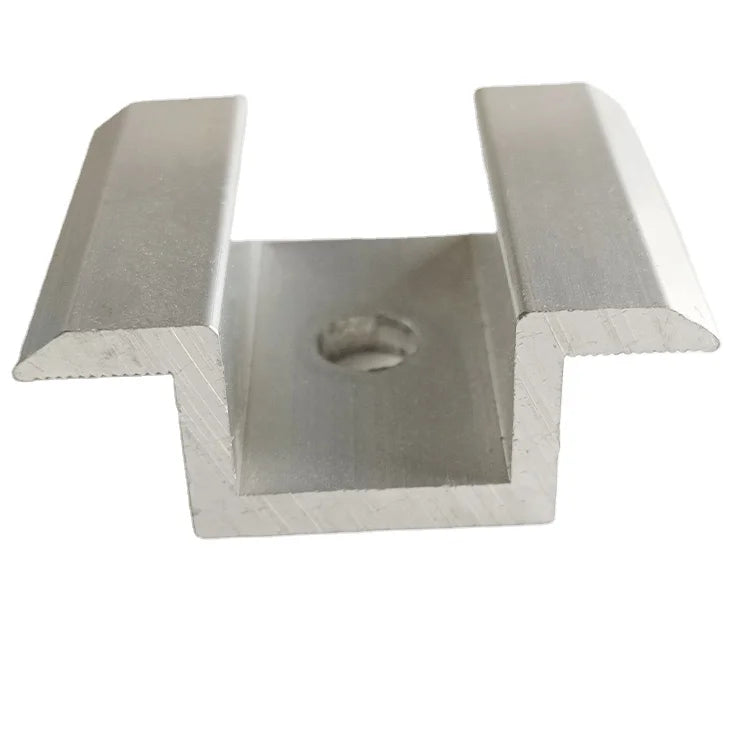 Solar Panel Clamp Solar Mounting Bracket Mid Clamp Aluminum Solar Rack Clamp for Solar Panel Structure Pv Mounting System