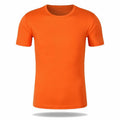OEM Customized Logo Embroidery 160g Quick Drying Short Sleeved Tshirt Work Clothes Custom Printed Logo Oneck Advertising T-shirt MegaBDM
