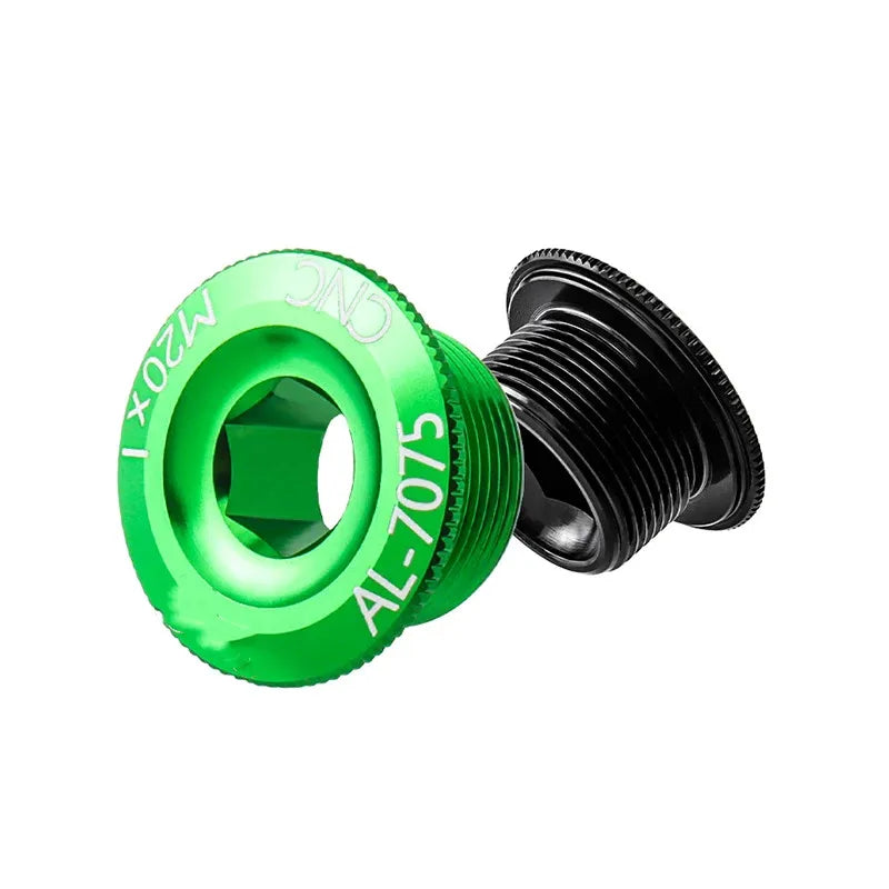 Crank Cover Screw Cap M20 MTB Crankset Crank Cover Aluminum BMX Road Bike Fitting 10 Colors