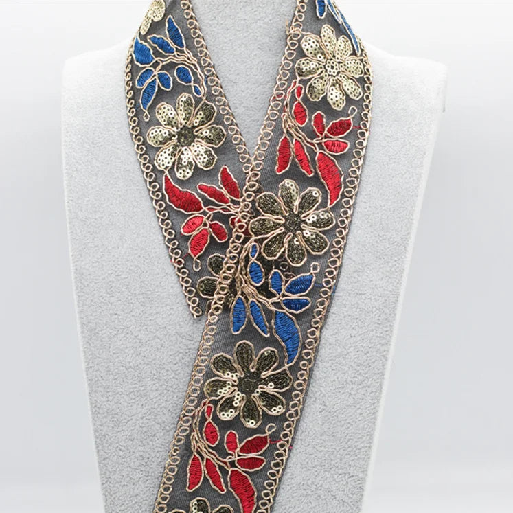 Sequin Embroidery Lace Strand Embroidery Clothing Luggage Accessories Barcode Accessories