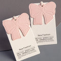 Wholesale New Design Price Tags Colourful Transparent Hang Tags Thread Custom Labels for Clothing Brand Hand Tag