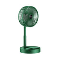 Portable Folding Stand Fan Usb Rechargeable Hand Hold Cooling Fan Mini Standing Table Fan