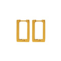 Minimalist Jewelry Stainless Steel Ear Clip Earring Elegant square Earrings