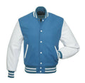 Customizable Wool Body Leather Sleeves Waterproof Anti-UV Unisex Varsity Jacket Personalized Baseball Letterman Teamwear Front
