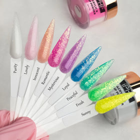 Wholesale Cheapest Price Acrylic Powder Colored Glitter Acrylic Nail Powder DIY Nail Art for Beginner Gifts for Women