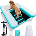Pet-Friendly PVC Inflatable Dock Platform for Dogs Floating Boat Pontoon Dock Chairs 100-500kg Capacity Water Leisure Use 5-10