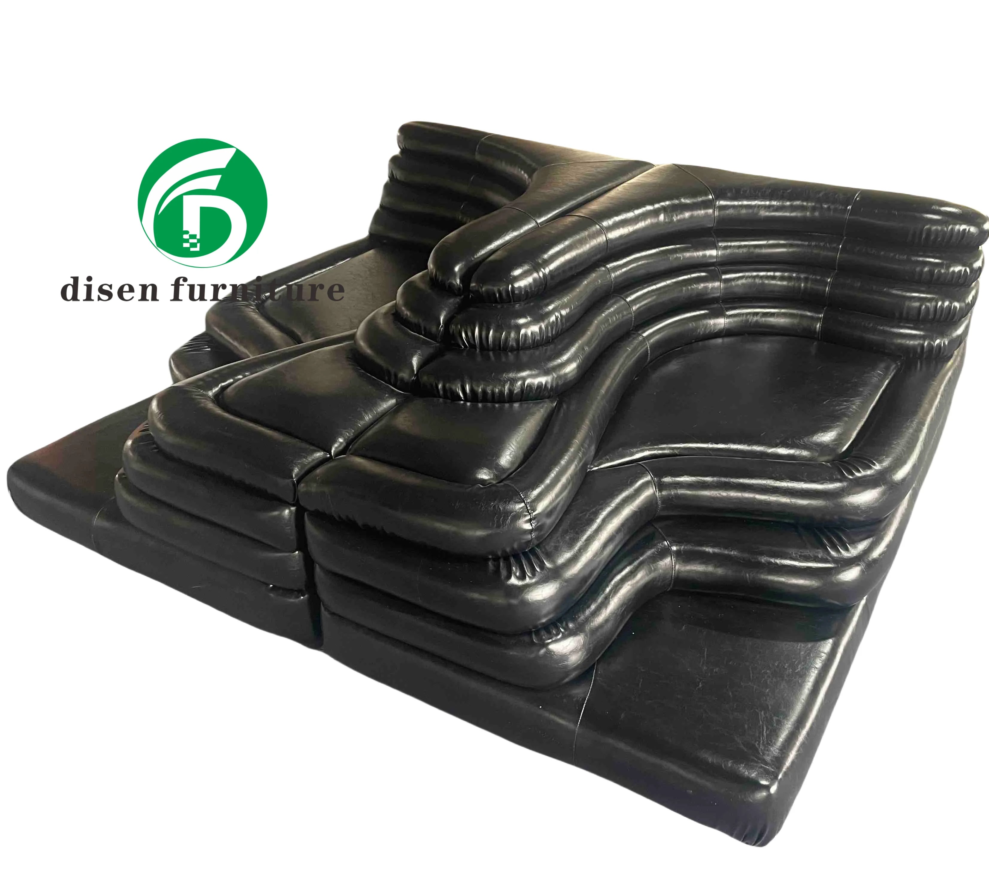 Luxury Home Furniture Nordic Leather Modular Sectional Couch Modern Living Room Sofas Terrazza Sofa for Home