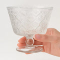Classic Luxury Transparent Handmade Glass Goblet Bowl Perfect Cup Ice Cream Dessert Salad Yogurt-Hand Blown Drinkware Available