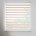 Luxury Zebra Window Blinds Blackout Sheer Curtain Combo Electric Minimalist Built-in Vertical Pattern Plain Technique Polyester
