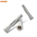 Elekh 8*50mm Grey/White Color Universal PA Multi-Purpose Plastic Wall Plug 500PCS/BAG