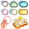 Crystal Drip Mold 6 Cloud love Storage Tray Silicone Mold for DIY Handmade