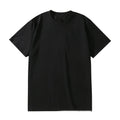 OEM custom logo embroidery printed design  summer 230g round neck  cotton t-shirt men's short-sleeved advertising t shirt