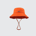 Women Foldable Solid Color Cotton Bucket Hat Custom Outdoor Sports Cap for Fishing Cycling Daily Casual Adult Travel Sunscreen