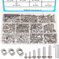 M3 M4 M5 M8 M10 T Nuts Screws Kit T Slot Nuts Hammer Head Fastener with Nickel Plated Carbon Steel Button Head Screws MegaBDM