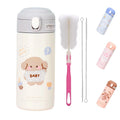 Large Capacity Children's Thermos Cup Funny Flask Stainless Steel Water Bottle for Kids With Straw Baby Cups Adult Kawaii Cups