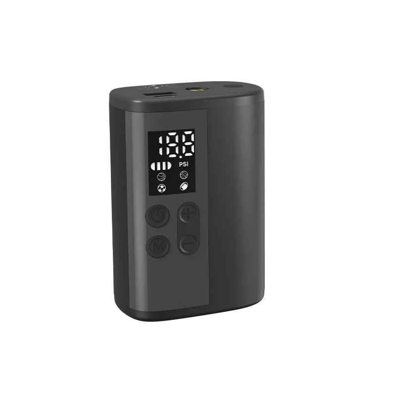Automatic Electric Fast Ball Pump with Needle and Nozzle Smart Inflation for Agility Rings and Inflatables Portable Power Bank