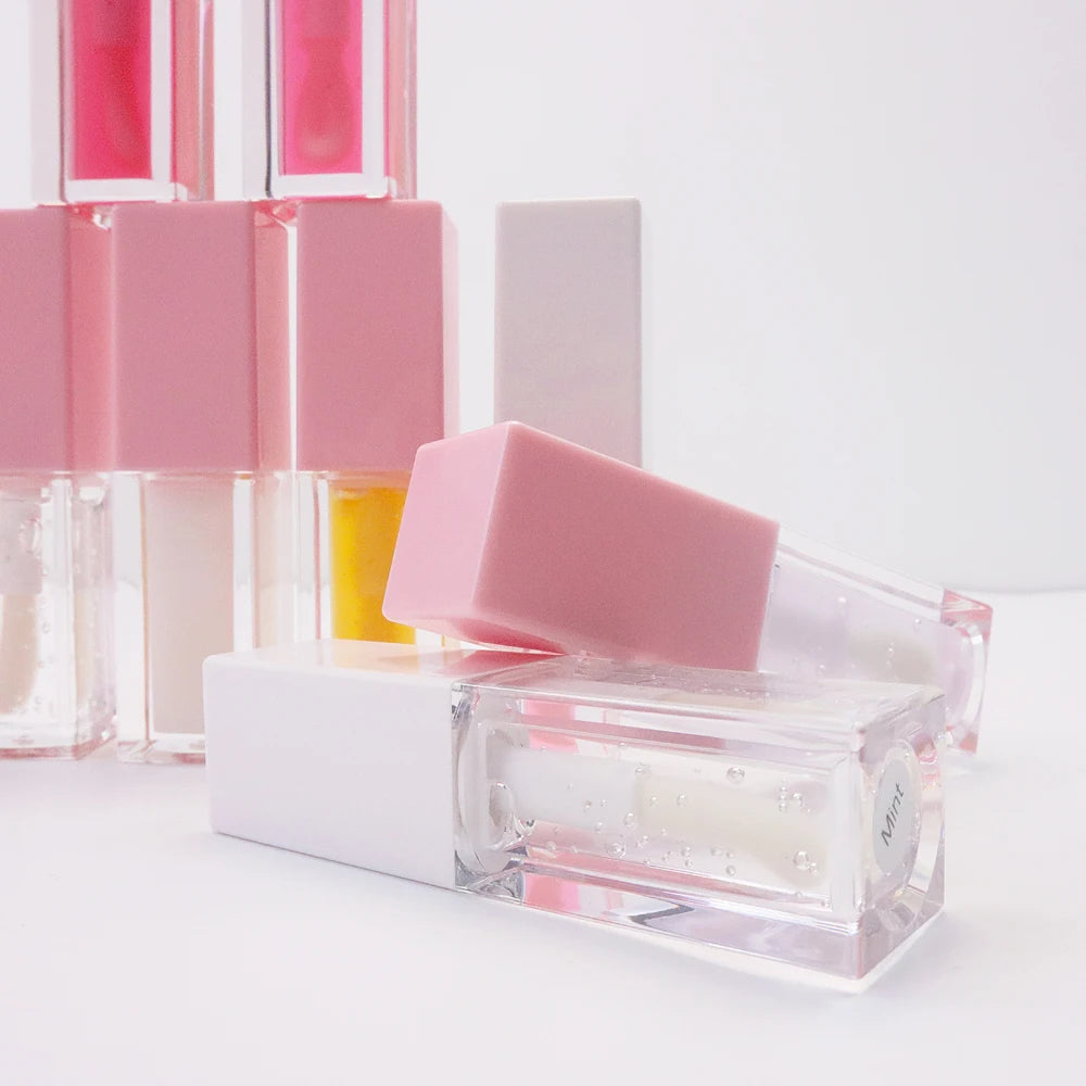 LIP Oil Color Changing  Moisturizing Flavouring Fruit Clear Vegan Private Label Pink Lipgloss Lip Plumper Gloss