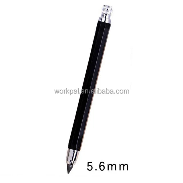 Factory Direct Sale 5.6mm Metal Mechanical Pencils 90mm Length With HB Lead for Sketching Plastic Material Automatic Pencil