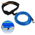 4m Trainer Stationary Pool Cord for Swimming Latex Resistance Bands Cords Tether Resistance Tubes Adjustable Nylon Belts