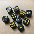 Hot Sale 16mm Custom RPG Pearl Acrylic Dice Wholesale Rounded Corners Toy for Teaching D6 Dots