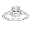 2 Carat Moissanite Ring Oval Moissanite Engagement Rings Affordable Moissanite Engagement Rings